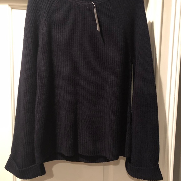 New Loft Navy Sweater- Medium - Picture 4 of 4